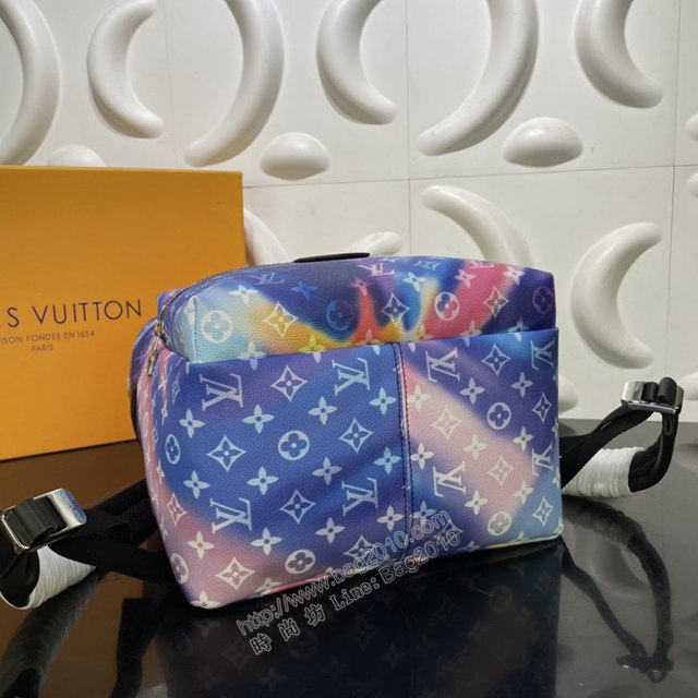 LV專櫃新款雙肩包 路易威登Discovery雙肩包 M45760 LV學院風格男士後背包  ydh4399